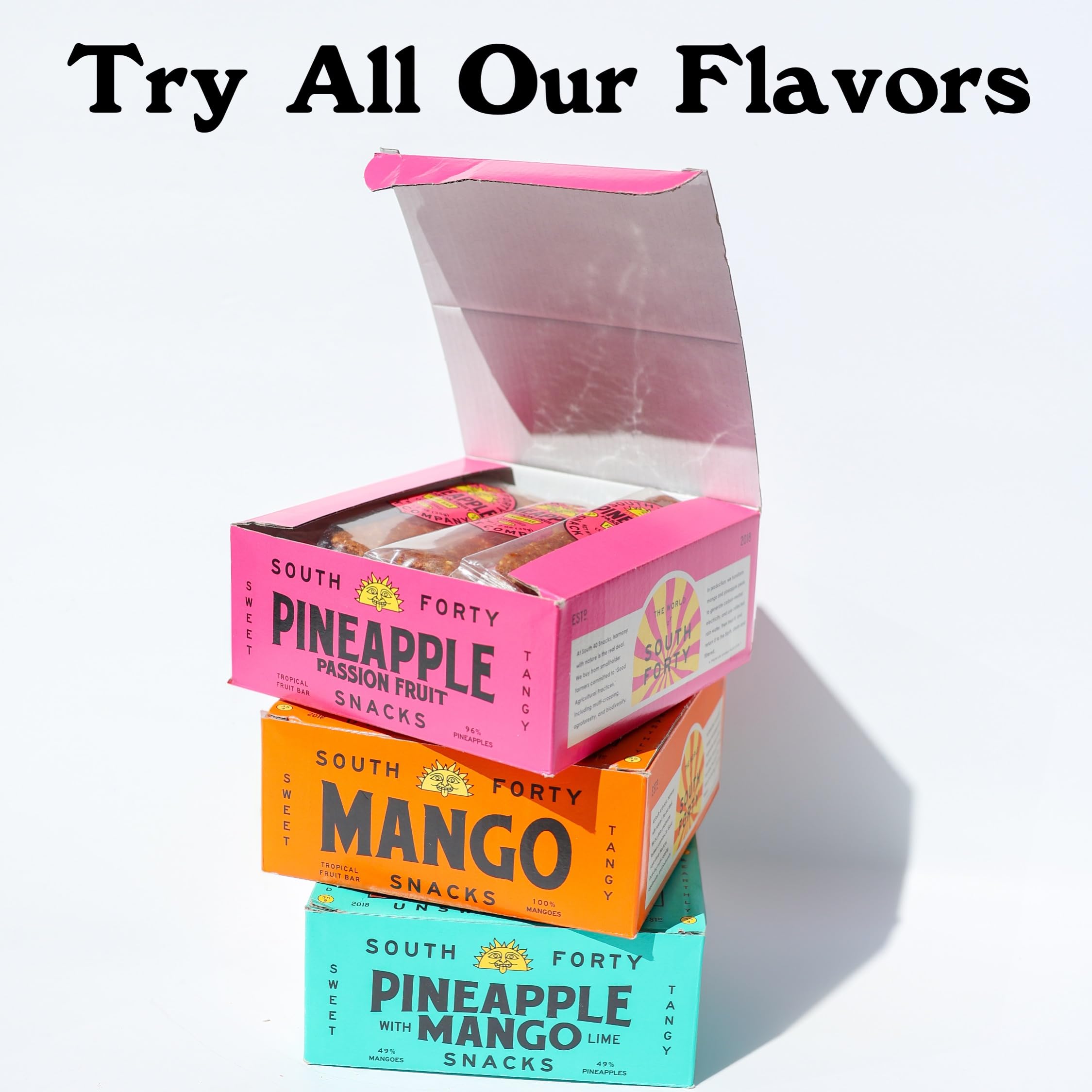 Amazon.com: South 40 Snacks Mango Pineapple Lime Fruit Bar, 35g